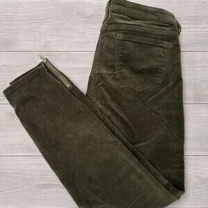 Edyson Green Corduroy Ankle Skinny Pants Jeans - Size 30/8-10